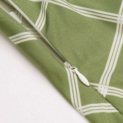 Green  Plaid Swing Skirt