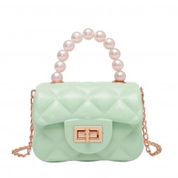  Pearl Argyle Chain Strap Mini Handbag