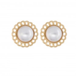  Artificial Pearl Stud Earrings