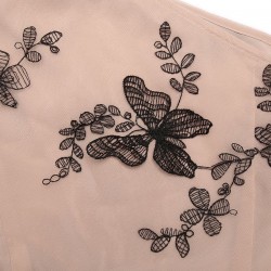  One-shoulder Lace Butterfly Jumpsuit