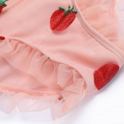  Lace Strawberry Cami Tankini Set
